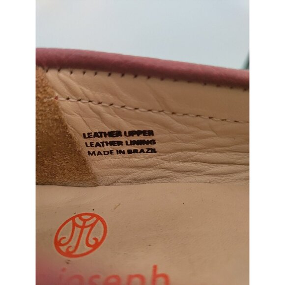 Marc Joseph Loafers Women's 5 EU 35 Slip On Red Leather Comfort Flats Career - Picture 12 of 15